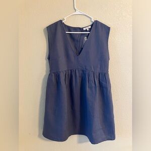 NWT Madewell Relaxed Empire-Waist Mini Dress S